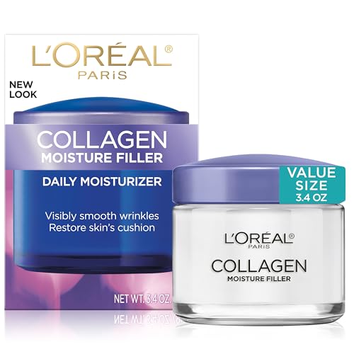 LOreal Paris Collagen Daily Face Moisturizer Reduce Wrinkles Face Cream 34 oz 0 belly baby and beyond