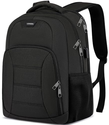 Laptop Backpack for Men Women School Backpacks for Teen Boys Girls Black Backpack with USB Charging Port 156 Inch Water Resistant College Bookbag Daypack 0 belly baby and beyond
