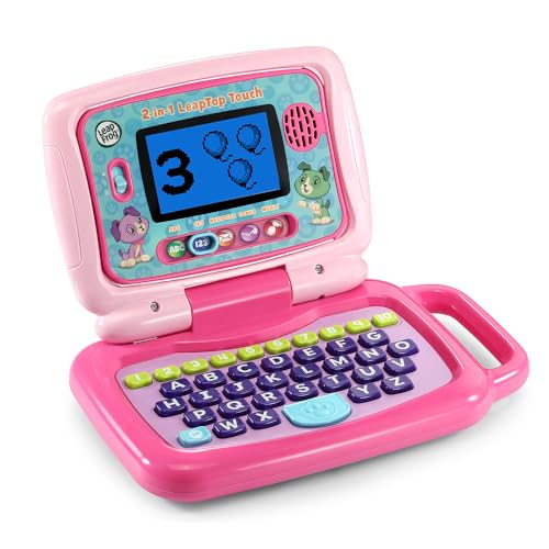 LeapFrog 2 in 1 LeapTop Touch Pink 0 belly baby and beyond
