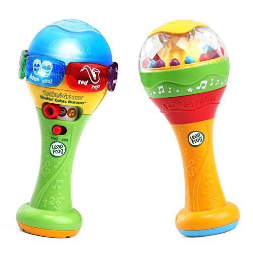 LeapFrog Learn Groove Shakin Colors Maracas Includes electronic and non electronic maracas Parents Guide Multicolor 0 belly baby and beyond