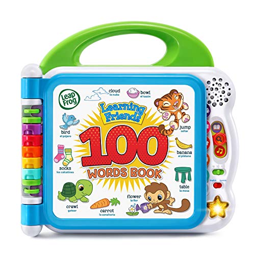LeapFrog Learning Friends 100 Words Book Frustration Free Packaging Green 0 belly baby and beyond