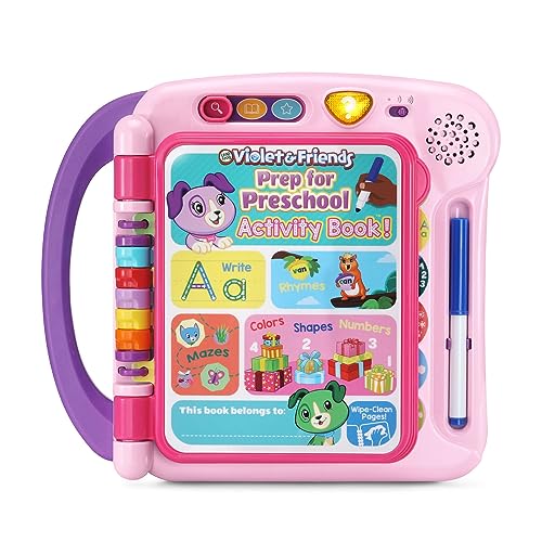 LeapFrog Violet and Friends Prep for Preschool Activity Book Pink 0 belly baby and beyond