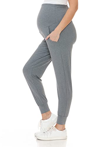 Leggings Depot Maternity Pants for Women Over The Belly Pregnancy Joggers Casual Lounge Pants 0 belly baby and beyond
