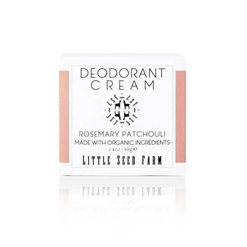 Little Seed Farm All Natural Deodorant Cream Aluminum Free Deodorant for Women or Men 24 Ounce Rosemary Patchouli 0 belly baby and beyond
