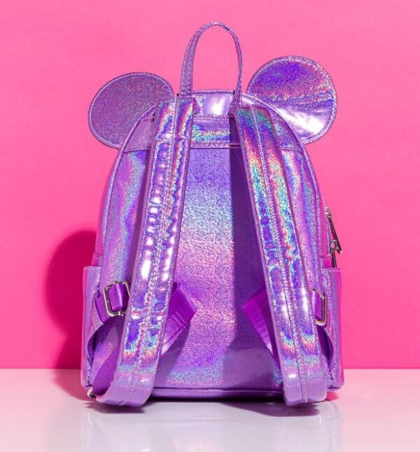 Loungefly Disney Minnie Mouse Glitter Sparkle Womens Double Strap Shoulder Bag Purse 0 2 belly baby and beyond