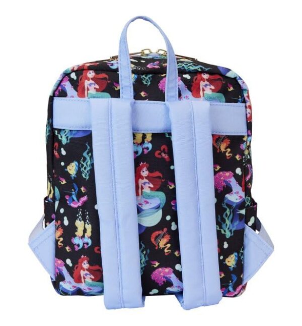 Loungefly Disney The Little Mermaid 35th Anniversary Life Is The Bubbles All Over Print Nylon Mini Backpack 0 1 belly baby and beyond