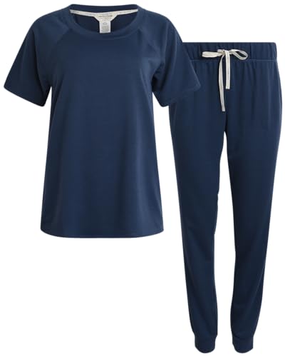 Lucky Brand Womens Pajama Set 2 Piece Sleep Shirt and Lounge Jogger Pants with Pockets Sleepwear Set for Women S XL 0 belly baby and beyond