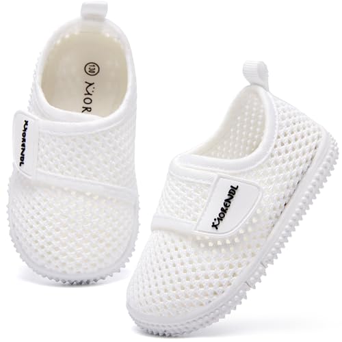 MORENDL Toddler Water Shoes Baby Breathable Mesh Non Slip Sandals Quick Dry Lightweight Beach Barefoot Shoes 0 belly baby and beyond