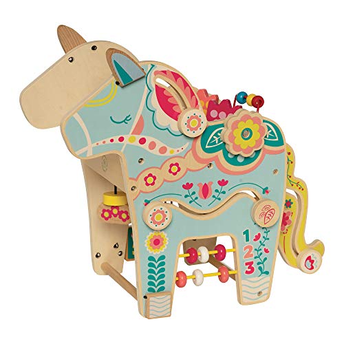Manhattan Toy Playful Pony Wooden Toddler Activity Center 18 x 9 x 13 inches 0 belly baby and beyond