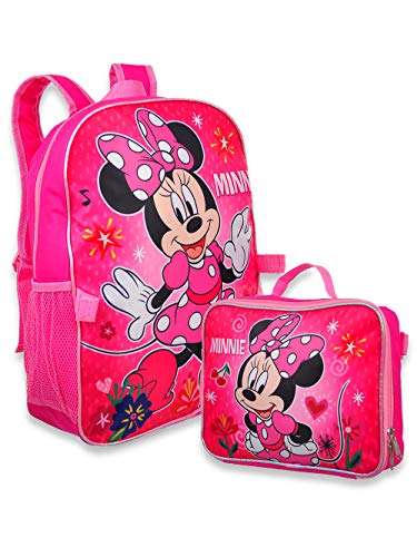 Minnie Mouse Girls 16 Backpack WDetachable Lunch Box Set Multi 0 belly baby and beyond