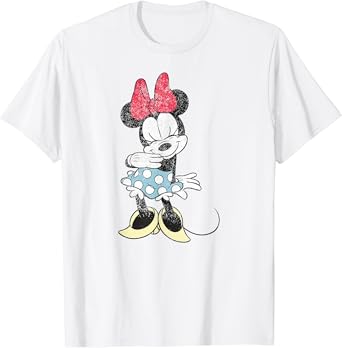 Minnie Mouse Shy Character Pose T Shirt 0 belly baby and beyond