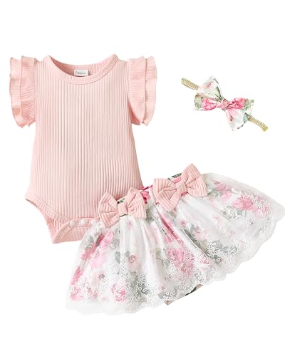 Mioglrie Preemie Clothes Girl Newborn Romper Shorts Set Floral Summer Outfits Infant Baby Clothes Girl 0 belly baby and beyond