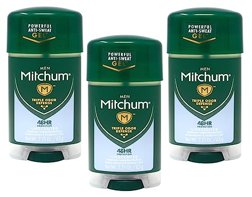 Mitchum Power Gel Antiperspirant Deodorant Unscented Net Wt 225 OZ 63 g Pack of 3 0 belly baby and beyond
