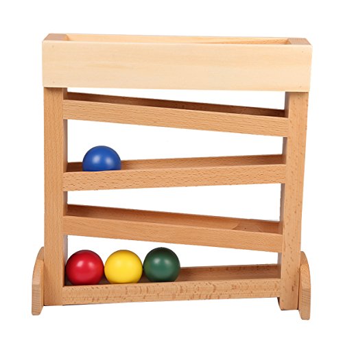 Montessori The Tracker The Visual Tracker Tracker Ball Maze Baby Wooden Toys for 3 Years Old 0 belly baby and beyond