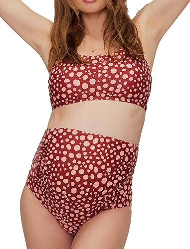 Motherhood Maternity Womens Beach Bump Maternity 2 Piece Swimsuit Set Upf 50 Pregnancy Swimwear 0 belly baby and beyond