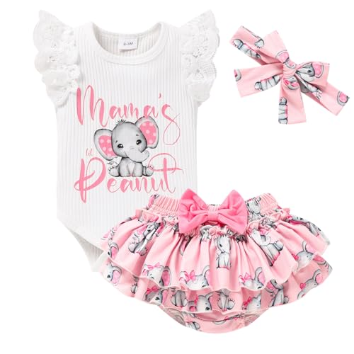 Newborn Baby Girl Clothes Infant Ruffles Romper Shorts Set Floral Summer Outfits Cute Baby Clothes Girl 0 belly baby and beyond
