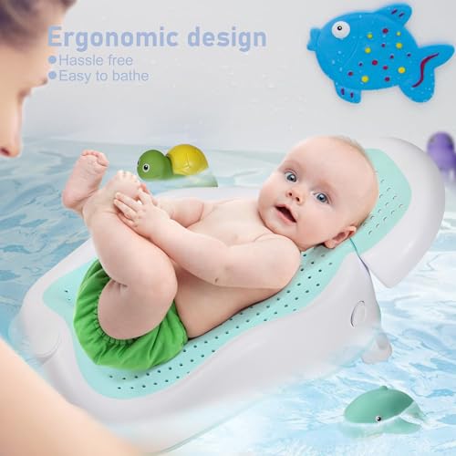 Newborn Bathtub Baby Tubs for NewbornsFoldable Baby Bather Baby Sink BathNewborn Baby Bathtub for NewbornInfant Bathtub Baby Bath Tub for Newborn Baby Bath Support Soft Sink Bather for Baby 0 0 belly baby and beyond