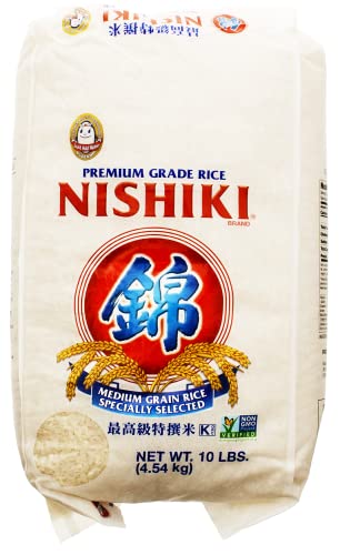 Nishiki Premium Sushi Rice White 10 Pound Pack of 1 Package May Vary 0 belly baby and beyond