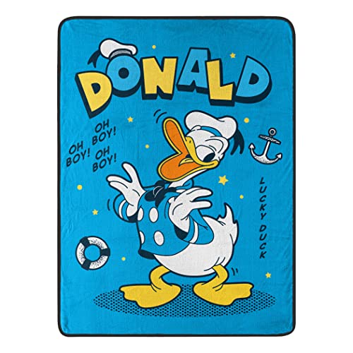 Northwest Donald DuckDaisy Duck Micro Raschel Throw Blanket 46 x 60 Lucky Duck 0 belly baby and beyond
