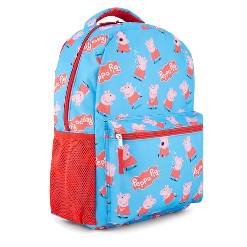 Peppa Pig Allover Print Backpack Adventure with Peppa and George in Every Step A Playful and Colorful Kids School Bag 0 belly baby and beyond