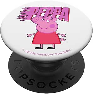 Peppa Pig Flame Logo PopSockets Standard PopGrip 0 belly baby and beyond