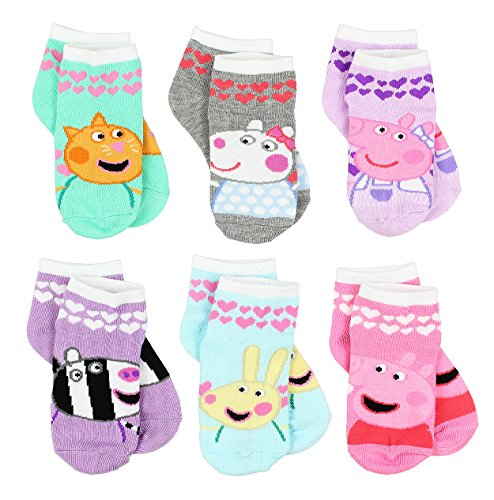 Peppa Pig Girls 6 pack Socks 0 belly baby and beyond