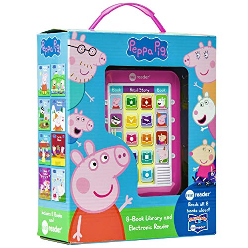 Peppa Pig Me Reader Electronic Reader and 8 Sound Book Library PI Kids Hardcover March 24 2020 0 belly baby and beyond