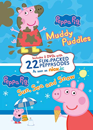 Peppa Pig Muddy Puddles Sun Sea and Snow DVD 0 belly baby and beyond