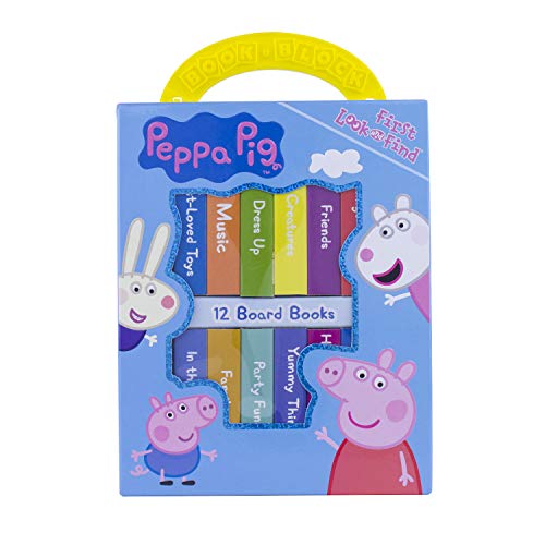 Peppa Pig My First Library Board Book Block 12 Book Set PI Kids Board book Picture Book July 1 2017 0 belly baby and beyond