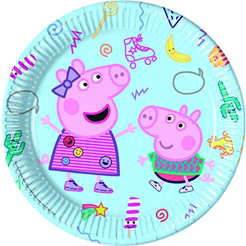 Peppa Pig Party Paper Plates 23cm Pack of 815213 0 belly baby and beyond