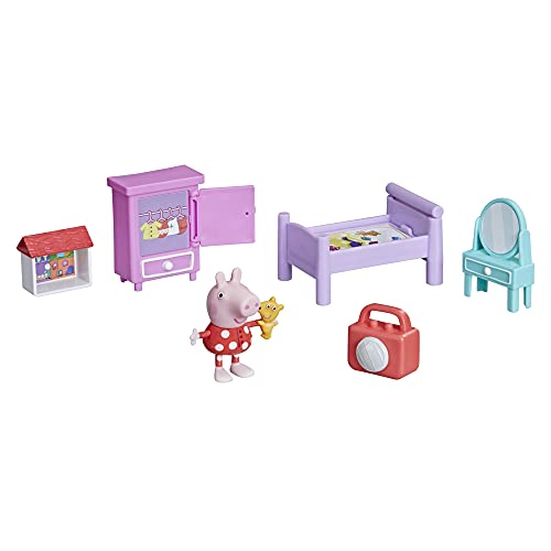 Peppa Pig Peppas Adventures Bedtime with Peppa Accessory Set Preschool Toy Figure and 5 Accessories for Ages 3 and up 0 belly baby and beyond