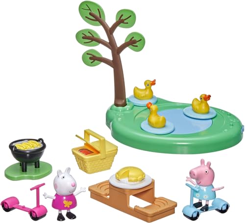 Peppa Pig Peppas Adventures Picnic Playset Preschool Toy with 2 Figures and 8 Accessories for Ages 3 and Up 0 belly baby and beyond