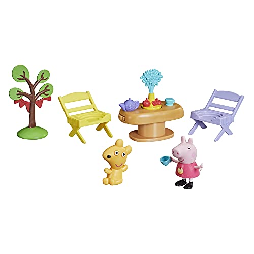 Peppa Pig Peppas Adventures Tea Time with Peppa Accessory Set Preschool Toy Figure and 5 Accessories for Ages 3 and up 0 belly baby and beyond