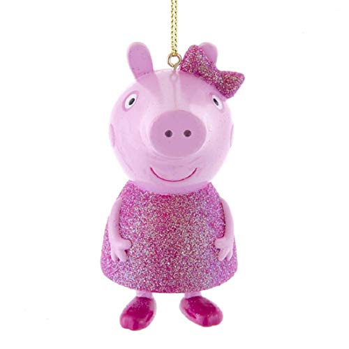 Peppa Pig Pink In Glitter Dress Ornament 0 belly baby and beyond