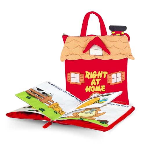 Pockets of Learning Right at Home Quiet Book Animal Activity Busy Book for Toddlers and Children 0 belly baby and beyond