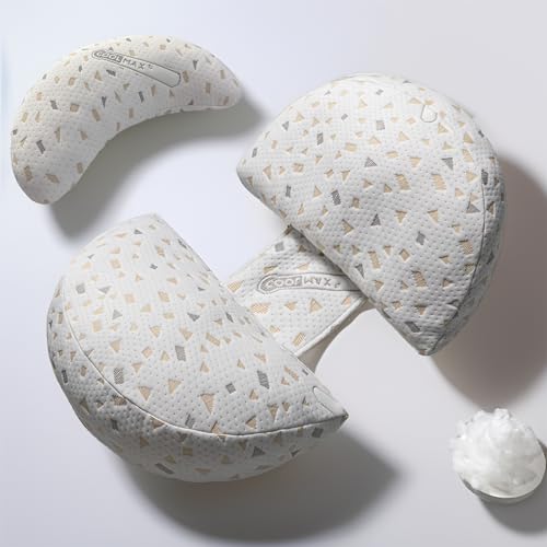 Pregnancy Pillows for Sleeping Portable Maternity Pillows for Side Sleeper Support for The Back Belly and Legs Adjustable and Detachable with Pillow Covers Grey 0 belly baby and beyond
