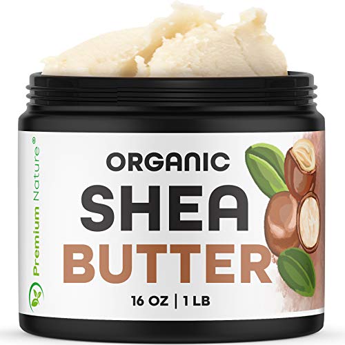 Premium Nature Organic Shea Butter Pure Raw Virgin Unrefined Body Butter Dry Skin Care Scar Stretch Mark Cream 16 oz 0 belly baby and beyond