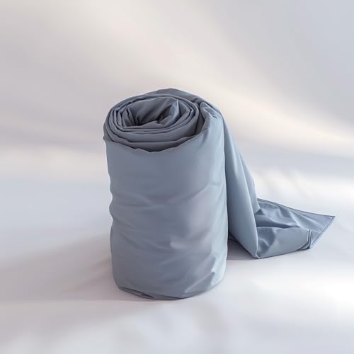 QUEEN ROSE Pregnancy Body Pillow Replacement Cover 60 Inch Solid Maternity Pillowcase Cooling Silky Jersey Blue Cover Only 0 belly baby and beyond