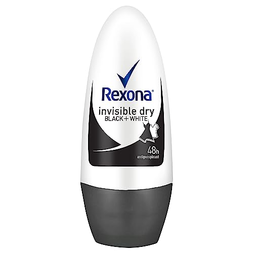 REXONA Women Antiperspirant Roll On Deodorant Invisible Dry BlackWhite 50ml 0 belly baby and beyond