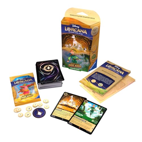 Ravensburger Disney Lorcana TCG Into the Inklands Starter Deck Amber Emerald Engaging Gameplay Over 200 Original Disney Artworks Ideal for Ages 8 and Up 0 belly baby and beyond