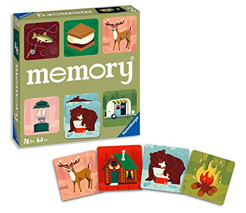 Ravensburger Great Outdoors Memory Game Fun Fast Camping Matching Game Ideal for Boys Girls Ages 3 Up Builds Focus Memory Matching Skills 20359 0 belly baby and beyond
