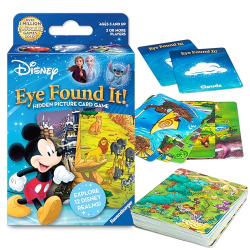 Ravensburger World of Disney Eye Found It Card Game Engaging Family Fun Immersive Disney Scenes Skill Building Game FSC Certified Materials 0 belly baby and beyond