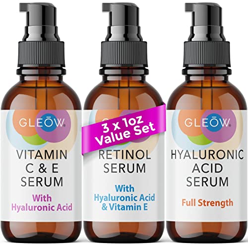 Retinol Serum for Face Vitamin C Face Serum with Hyaluronic Acid Serum for Face Vitamin C Serum for Face Retinol for Face Glow Face Serum for Women and Men 3x1oz 0 belly baby and beyond