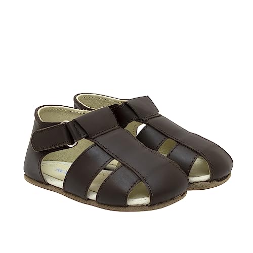 Robeez Baby Boys and Unisex First Kicks Slip Resistant Sandals for Infant and Toddler 0 24 Months 0 belly baby and beyond