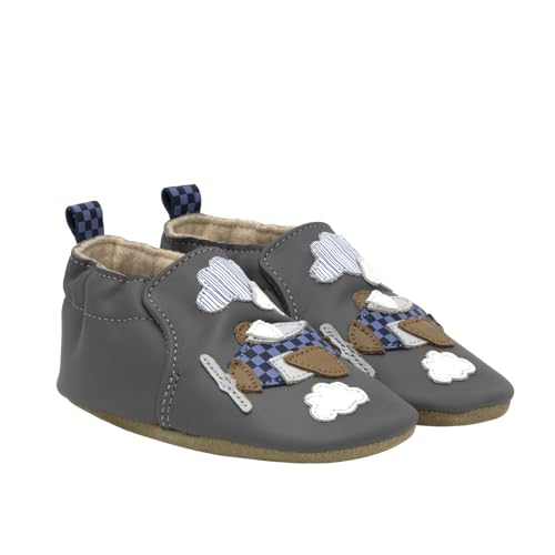 Robeez Baby Boys and Unisex Soft Soles Slip Resistant Crib Shoes Slippers for Infant and Toddler 0 24 Months 0 belly baby and beyond