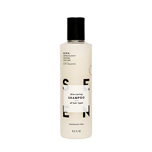 SEEN Shampoo Fragrance Free Non Comedogenic Sulfate Free Hair Shampoo Dermatologist Developed Safe for Sensitive Eczema Acne Prone Skin 0 belly baby and beyond