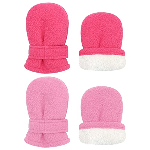 Sarfel Baby Mittens Toddler Gloves Kids Winter Gloves Baby Girl Boy Winter Mittens Infant Mittens 2 Pair Pack 0 belly baby and beyond