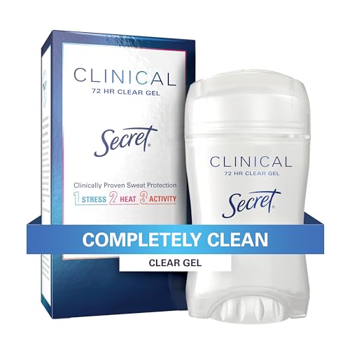 Secret Clinical Strength Clear Gel Womens Antiperspirant Deodorant Completely Clean Scent 16 Oz 1600 Fluid Ounce 0 belly baby and beyond