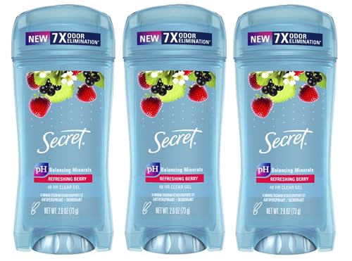 Secret Scent Expressions Antiperspirant Deodorant Clear Gel Boho Berry 26 Ounce Pack of 3 0 belly baby and beyond