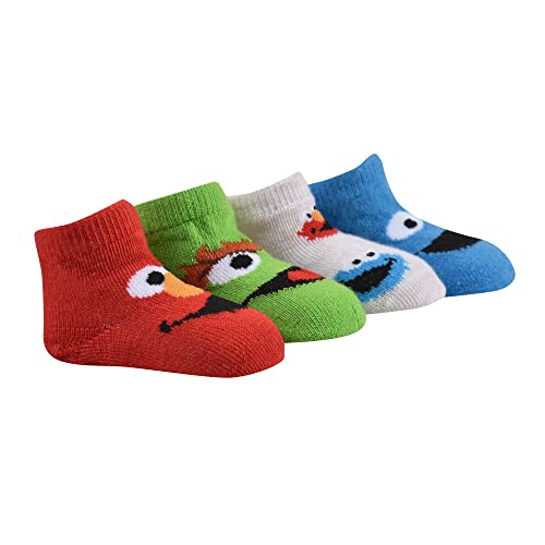 Sesame Street Baby Boys Quarter Socks 0 belly baby and beyond